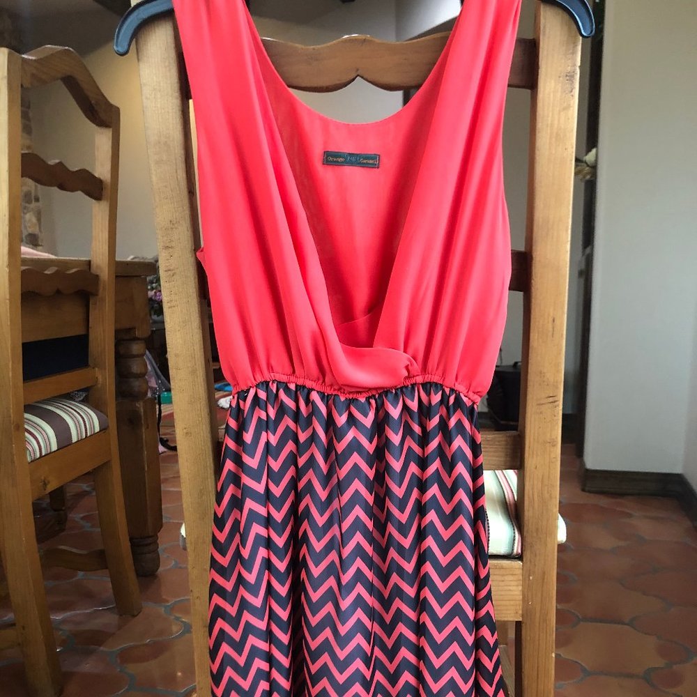 Orange Caramel Mini Dress